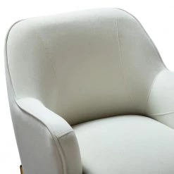 Nora Ivory Gold Legs Accent Chair by JAYDEN CREATION -JAYDEN CREATION Sales ivory jayden creation accent chairs chm6154a ivory 1f 1000