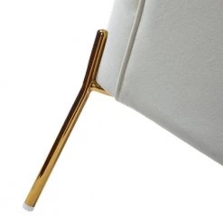 Nora Ivory Gold Legs Accent Chair by JAYDEN CREATION -JAYDEN CREATION Sales ivory jayden creation accent chairs chm6154a ivory fa 1000