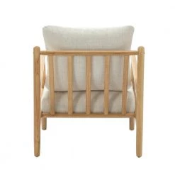 Isse Ivory Armchair with Solid Wood Legs set of 2 by JAYDEN CREATION -JAYDEN CREATION Sales ivory jayden creation accent chairs chs0554 ivory s2 66 1000