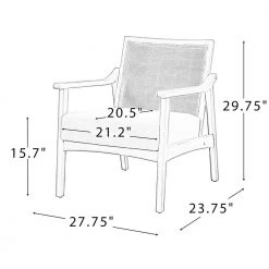 Marita Ivory Rattan Accent Armchair (Set of 2) by JAYDEN CREATION -JAYDEN CREATION Sales ivory jayden creation accent chairs chtpp0294 ivory s2 76 1000