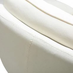 Leonor Ivory Swivel Lounge Chair and Ottoman with Swivel Metal Base by JAYDEN CREATION -JAYDEN CREATION Sales ivory jayden creation chaise lounges chwx0252 ivory 44 1000