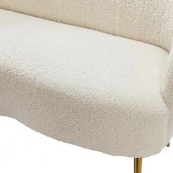 Menephron 51.5 in. Ivory Loveseat with Metal Legs by JAYDEN CREATION 16 Menephron 51.5 in. Ivory Loveseat with Metal Legs by JAYDEN CREATION -JAYDEN CREATION Sales ivory jayden creation loveseats sfm0452 ivory 44 1000