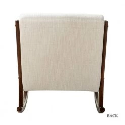 Cecilia Ivory Rocking Chair with Tight Back by JAYDEN CREATION -JAYDEN CREATION Sales ivory jayden creation rockers gliders ottomans chqy0079 ivory 66 1000