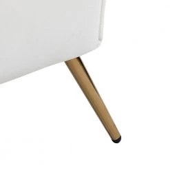 Esteban 50 in. Tufted Wingback Ivory Loveseat with Metal Legs by JAYDEN CREATION -JAYDEN CREATION Sales ivory jayden creation sofas couches sfdt0272 ivory fa 1000