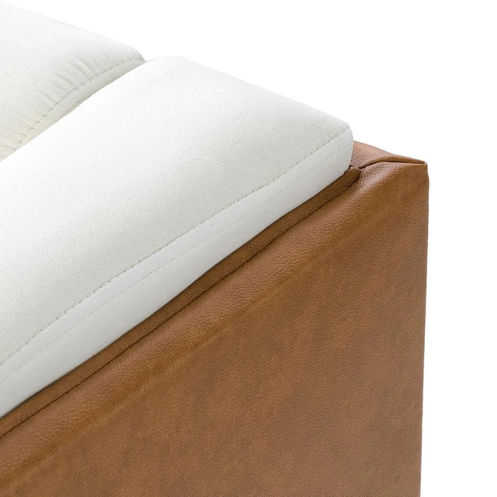 Nedymnus 75 in. Ivory Sofa with Removable Seat Cushions by JAYDEN CREATION 7 Nedymnus 75 in. Ivory Sofa with Removable Seat Cushions by JAYDEN CREATION - Image 7