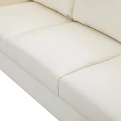 P1 a cido 81.5 in. Vegan Rectangle Ivory Leather Sofa with Nailhead Trim by JAYDEN CREATION -JAYDEN CREATION Sales ivory jayden creation sofas couches sfyjh0570 ivory a b 1f 1000