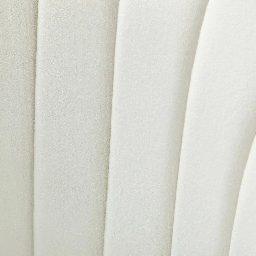 Jacinda Ivory Velvet Task Chair with Tufted Back by JAYDEN CREATION 7 Jacinda Ivory Velvet Task Chair with Tufted Back by JAYDEN CREATION - Image 7