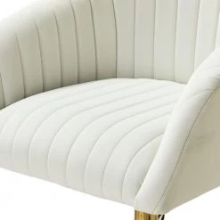 Jacinda Ivory Velvet Task Chair with Tufted Back by JAYDEN CREATION 14 Jacinda Ivory Velvet Task Chair with Tufted Back by JAYDEN CREATION -JAYDEN CREATION Sales ivory jayden creation task chairs chdt0084 ivory 4f 1000