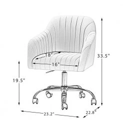 Jacinda Ivory Velvet Task Chair with Tufted Back by JAYDEN CREATION 18 Jacinda Ivory Velvet Task Chair with Tufted Back by JAYDEN CREATION -JAYDEN CREATION Sales ivory jayden creation task chairs chdt0084 ivory 76 1000