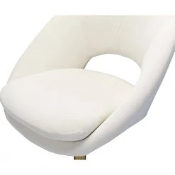 Savas 24 in. Width Big and Tall Ivory Fabric Task Chair with Adjustable Height by JAYDEN CREATION -JAYDEN CREATION Sales ivory jayden creation task chairs chm6075o ivory 4f 1000