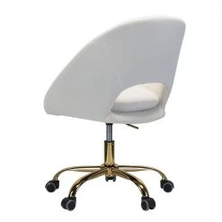 Savas 24 in. Width Big and Tall Ivory Fabric Task Chair with Adjustable Height by JAYDEN CREATION -JAYDEN CREATION Sales ivory jayden creation task chairs chm6075o ivory c3 1000