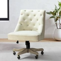 Jovita Ivory Swivel Task Chair by JAYDEN CREATION 20 Jovita Ivory Swivel Task Chair by JAYDEN CREATION -JAYDEN CREATION Sales ivory jayden creation task chairs ofm0021 ivory 31 1000