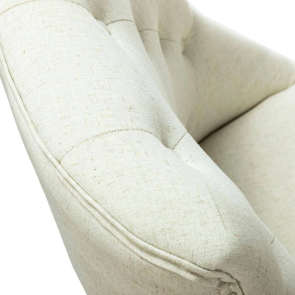 Jovita Ivory Swivel Task Chair by JAYDEN CREATION 7 Jovita Ivory Swivel Task Chair by JAYDEN CREATION - Image 7