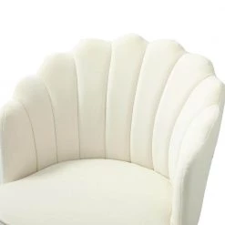 Rebeca Ivory Swivel Velvet Task Chair with Tufted Back by JAYDEN CREATION -JAYDEN CREATION Sales ivory jayden creation task chairs ofm0165 ivory 1f 1000