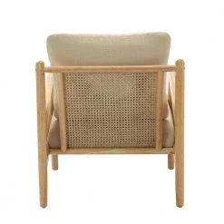 Kamil Linen Armchair with Solid Wood Legs set of 2 by JAYDEN CREATION -JAYDEN CREATION Sales linen jayden creation accent chairs chs0553 linen s2 66 1000