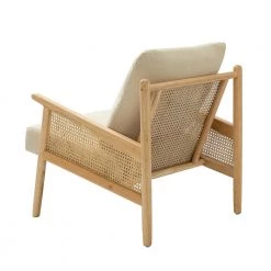 Kamil Linen Armchair with Solid Wood Legs set of 2 by JAYDEN CREATION -JAYDEN CREATION Sales linen jayden creation accent chairs chs0553 linen s2 c3 1000
