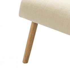 Kamil Linen Armchair with Solid Wood Legs set of 2 by JAYDEN CREATION -JAYDEN CREATION Sales linen jayden creation accent chairs chs0553 linen s2 fa 1000