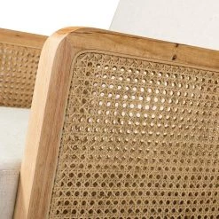 Williams Linen Rocking Chair with Rattan Arms (Set of 2) by JAYDEN CREATION 16 Williams Linen Rocking Chair with Rattan Arms (Set of 2) by JAYDEN CREATION -JAYDEN CREATION Sales linen jayden creation rockers gliders ottomans hrks0281 linen s2 44 1000