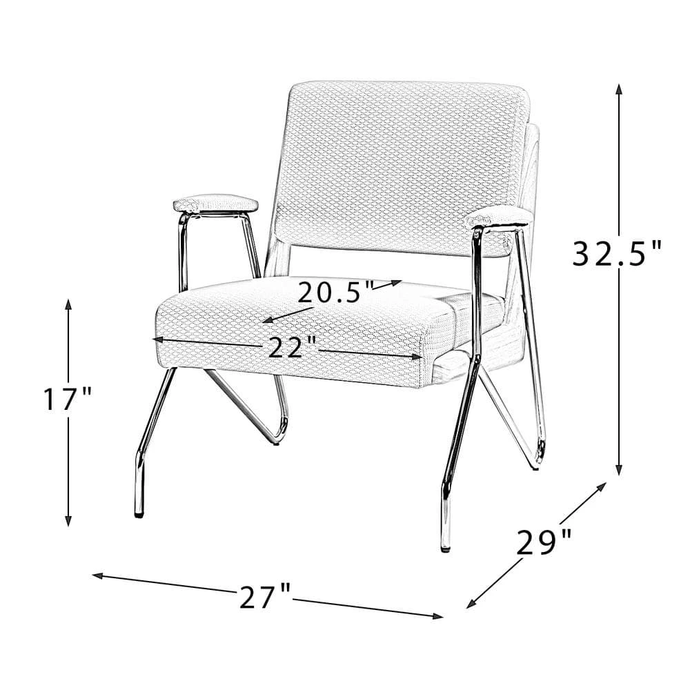 Cornelio Mustard Upholstered Armchair with Padded Arms (Set of 2) by JAYDEN CREATION 9 Cornelio Mustard Upholstered Armchair with Padded Arms (Set of 2) by JAYDEN CREATION - Image 9