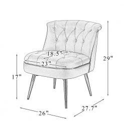 Barre Mustard Tufted Swivel Chair with Button-Tufted by JAYDEN CREATION -JAYDEN CREATION Sales mustard jayden creation accent chairs chm0351 mustard 76 1000