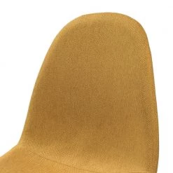 Qunduz Mustard Upholstery Dining Chair with Transfer Print Set of 4 by JAYDEN CREATION 15 Qunduz Mustard Upholstery Dining Chair with Transfer Print Set of 4 by JAYDEN CREATION -JAYDEN CREATION Sales mustard jayden creation dining chairs hchhlq108 mustard s4 1f 1000