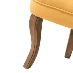 Nila Mustard Vanity Stool with Solid Wooden Legs 20 in. W x 20.7 in. D x 25.7 in. H by JAYDEN CREATION 17 Nila Mustard Vanity Stool with Solid Wooden Legs 20 in. W x 20.7 in. D x 25.7 in. H by JAYDEN CREATION -JAYDEN CREATION Sales mustard jayden creation makeup vanities vss0292 mustard fa 1000