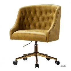ET MUSTARD SWIVEL TASK CHAIR by JAYDEN CREATION