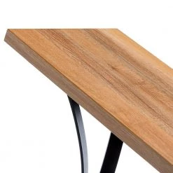 Ernest Natural Rectangle 47 in. Console Wood Table with Solid Wood Table Top by JAYDEN CREATION -JAYDEN CREATION Sales natural jayden creation console tables ctmg0387 natural 1f 1000