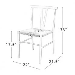 Minturnae Natural Dining Chair, Set of 2 by JAYDEN CREATION -JAYDEN CREATION Sales natural jayden creation dining chairs dchj0492 natural fa 1000