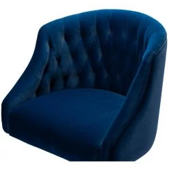 Lydia 24.5 in. Width Big and Tall Navy Blue Fabric Task Chair with Adjustable Height by JAYDEN CREATION -JAYDEN CREATION Sales navy blue jayden creation task chairs chm6030 navy 44 1000