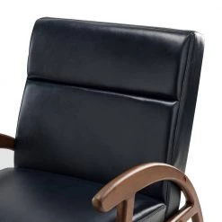 Eileithyia Navy ArmChair with Solid Wood Legs (Set of 2) by JAYDEN CREATION -JAYDEN CREATION Sales navy jayden creation accent chairs chaf0460 navy s2 44 1000