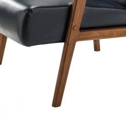 Eileithyia Navy ArmChair with Solid Wood Legs (Set of 2) by JAYDEN CREATION -JAYDEN CREATION Sales navy jayden creation accent chairs chaf0460 navy s2 fa 1000