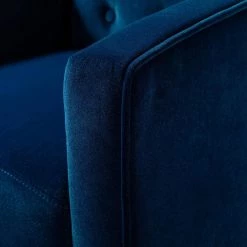 Brion Gloden Legs Navy Wingback Chair with Button Tufted Back by JAYDEN CREATION -JAYDEN CREATION Sales navy jayden creation accent chairs chwh0116 navy 1f 1000