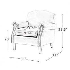 Gianluigi Navy ArmChair with Rolled Arms (Set of 2) by JAYDEN CREATION 18 Gianluigi Navy ArmChair with Rolled Arms (Set of 2) by JAYDEN CREATION -JAYDEN CREATION Sales navy jayden creation accent chairs chwh0413 navy s2 76 1000