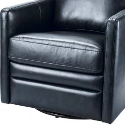 Denver Navy Swivel Chair with a Swivel Base by JAYDEN CREATION -JAYDEN CREATION Sales navy jayden creation accent chairs knm527 navy 4f 1000