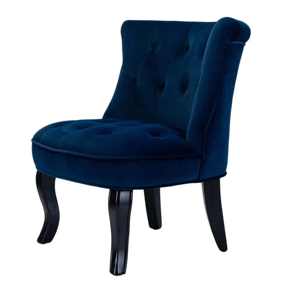 Jane Navy Tufted Accent Chair by JAYDEN CREATION 1 Jane Navy Tufted Accent Chair by JAYDEN CREATION