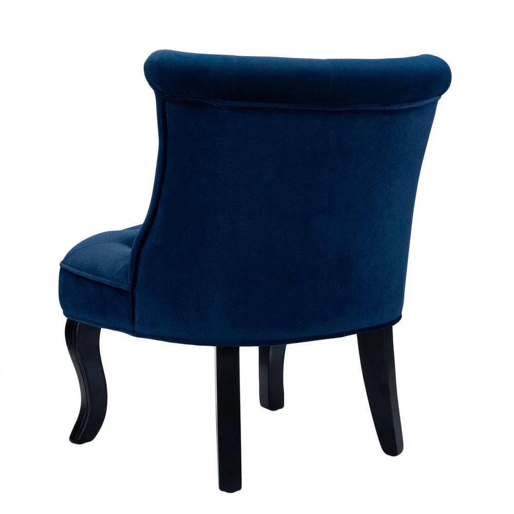 Jane Navy Tufted Accent Chair by JAYDEN CREATION 4 Jane Navy Tufted Accent Chair by JAYDEN CREATION - Image 4