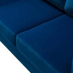 Ennomus 52.4" Navy Loveseat with Removable Cushions by JAYDEN CREATION -JAYDEN CREATION Sales navy jayden creation loveseats sfhq0530 navy 1f 1000