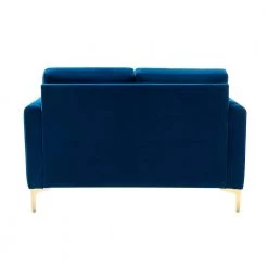 Ennomus 52.4" Navy Loveseat with Removable Cushions by JAYDEN CREATION -JAYDEN CREATION Sales navy jayden creation loveseats sfhq0530 navy 66 1000