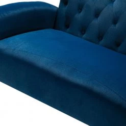Brion 48 in. Navy Velvet 2-Seats Loveseat with Tufted Back by JAYDEN CREATION -JAYDEN CREATION Sales navy jayden creation loveseats sfwh0192 navy 4f 1000