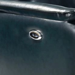 Tanis 30.2 in. Wide Navy Genuine Leather Power Recliner by JAYDEN CREATION -JAYDEN CREATION Sales navy jayden creation recliners hrcxa0265 navy fa 1000