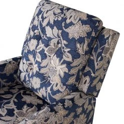 Bellamy Navy Swivel Recliner with Metal Base by JAYDEN CREATION -JAYDEN CREATION Sales navy jayden creation recliners knm598 navy 1f 1000