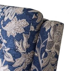 Bellamy Navy Swivel Recliner with Metal Base by JAYDEN CREATION -JAYDEN CREATION Sales navy jayden creation recliners knm598 navy 44 1000