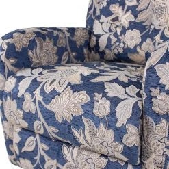 Bellamy Navy Swivel Recliner with Metal Base by JAYDEN CREATION -JAYDEN CREATION Sales navy jayden creation recliners knm598 navy 4f 1000