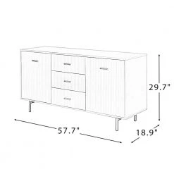 Damiana 65 in. Wide Navy Sideboard with 2 Doors by JAYDEN CREATION 18 Damiana 65 in. Wide Navy Sideboard with 2 Doors by JAYDEN CREATION -JAYDEN CREATION Sales navy jayden creation sideboards buffet tables sbbsd0388 navy 76 1000