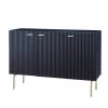Laconia 47 in. Wide Navy Sideboard with 3-Doors by JAYDEN CREATION