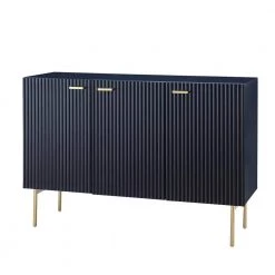 Laconia 47 in. Wide Navy Sideboard with 3-Doors by JAYDEN CREATION