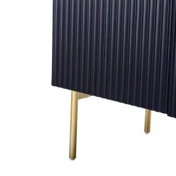 Laconia 47 in. Wide Navy Sideboard with 3-Doors by JAYDEN CREATION -JAYDEN CREATION Sales navy jayden creation sideboards buffet tables scbsd0532 navy fa 1000