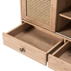 Telamon Oak 57 in. TV Stand for TVs up to 65 in. with Drawers by JAYDEN CREATION 15 Telamon Oak 57 in. TV Stand for TVs up to 65 in. with Drawers by JAYDEN CREATION -JAYDEN CREATION Sales oak jayden creation tv stands tvsbsd0455 oak 1f 1000