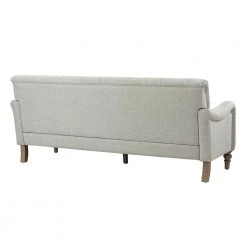Megareus 81 in. Oatmeal Sofa with Wood Frame by JAYDEN CREATION -JAYDEN CREATION Sales oatmeal jayden creation sofas couches sfyjh0503 oatmeal a b 4f 1000